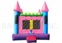 Pink Castle Bounce House - Small